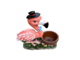 Outdoor Garden Sculpture Flamingo Flower Pot Planter - Unique Yard Statue Decoration, Interesting W5398P454682