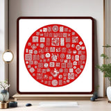 Baishou Tayin Energy Painting Traditional Chinese Art Size 22.4 X 22.4 inch 34660154