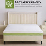 ZUN 12 Inch Gel Memory Foam Mattress for Cool Sleep, Pressure Relieving, Matrress-in-a-Box, Queen Size 92642960