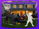 6.5 FT Halloween Inflatables Animated Black Cat with Shakable Head, Outdoorations Blow Up Yard 99885519