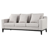 Mirod Comfy 3-seat Sofa with Wooden Legs, Modern for Living Room and Study N760P243326E