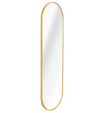 Gold 63 x 20IN Pill Shaped Full Lenghth Mirror or Bathroom mirror W2203P230582