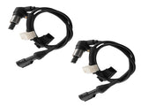2x ABS Wheel Speed Sensor Front fit for Ford Expedition F-150 97-03 2-Prong 12613443