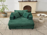 Chaise Lounge Chair Removable Storage Ottoman Accent Sofa Bed Upholstered Sleeper Couch Bed W1170P353051