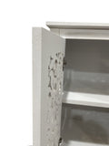 Antique Sideboard Storage, Vintage Accent, 3 carving Doors Buffet Server Console W3123P278015