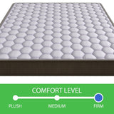 6 Inch Firm Bonnell Spring Mattress with Foam Pillow Top - Motion Isolating, Superior Support B347P347461