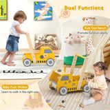 Wooden Baby Walker with Multi-Fun Tool Bench 50707500