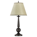 Bronze and Beige Table Lamps with Cone Shade B062P145609