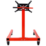 ZUN Engine Stand, 1500 LBS Motor Stand with 4 Wheels, 360 Degree Rotating Head & 4 Adjustable Arms,Metal 76822987