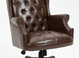 Executive Office Chair - High Back Reclining Comfortable Desk Chair - Ergonomic Design - Thick W1333109019