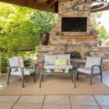 HONOLULU 4PC PE WICKER SET 52917.00IRNGRY