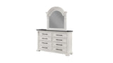 ZUN Transitional Style 8- Drawer Dresser Made with Wood in Antique White B009P155294