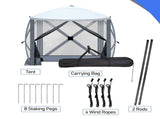 6.8' x 7.2' Outdoor pop-up camping canopy 23928746