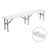 ZUN 6FT Outdoor Courtyard Foldable Bench 80733827