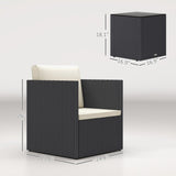 Pieces Patio Furniture Set 75520391