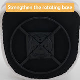 Swivel Chair with Ottoman, Modern Luxury Velvet Swivel Accent Chair, Comfy Round Armchair, Single W2012P272071