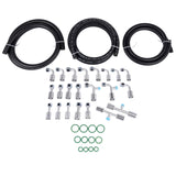25PCS Air Conditioning Hose and Fitting Kit Includes 6810 AC Fittings & 6.5ft 83320608