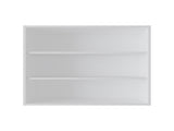 Wall Shelf 30" H, 3 Shelves, White B097P250901
