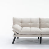 Cream Convertible Folding Modern sofa Bed W570124915