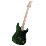 GST Stylish Electric Guitar Kit with Black Pickguard Green 16945170