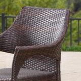 Outdoor Resin Chair, 52637.00MBRN KD MP4 N769P245633B
