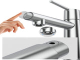 Chrome Single Handle Bathroom Faucet for 1 or 3 Holes ,Fountain and Flow Mode Two-in-one 82677170