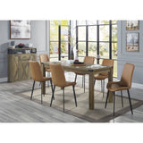 Rustic Oak Server with 3 Doors B062P185675