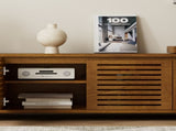 63" Mid-Century Modern Extendable TV Stand for TVs up to 75", Media Console TV Cabinet for Living W1801P163658