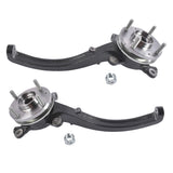 Pair Front Left Right Steering Knuckle & Wheel Hub Bearing Assemblies Fit for Kia Optima Hyundai 11433144