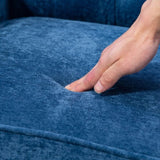 Accent Chair With Comfy Chenille Club Fabric,Comfy Upholstered Living Room Arm Chair,Springs W3042P262910