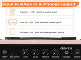 20W GB-20 Electric Bass Guitar Amplifier Natural Color 47832972