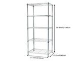 5-Tier Chrome Shelving Unit 71847439