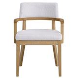Gorge and Oak Side Chair with Padded Seat B062P209265