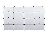 8-Tier Portable 64 Pair Shoe Rack Organizer 32 Grids Tower Shelf Storage Cabinet Stand Expandable 65115046