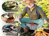 Rolling Garden Cart with Seat - Storage with Tool Tray 79157555