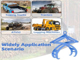 20in Automatic Log Tongs for Tractor, Heavy Duty 4-Claw Logging Tongs with Auto-Latching & 360&deg 82086892