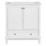 ZUN 30" Bathroom Vanity without Sink, Base Only, Multi-functional Bathroom Cabinet with Doors and WF306250AAK