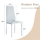 Modern Style Chairs Set of 6 in Light Gray, Essential for Minimalist Homes.Meeting Family W2920P264324