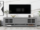 TV Stand for TVs up to 60'', Entertainment Center Multifunctional Storage Space, TV Cabinet WF309280AAK