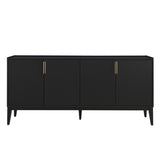 U_Style Storage Cabinet Sideboard Wooden Cabinet with 4 Doors for Hallway, Entryway, Living Room, WF317431AAB