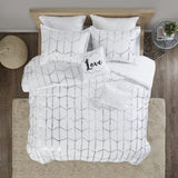 Twin/Twin XL Metallic Printed Comforter Set B03595920