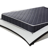 6-inch waterproof high-density foam mattress with navy blue diamond-quilted breathable fabric. B347P345027