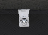 50"Aluminum Five Pattern Toolbox Single Lock Black 40243815