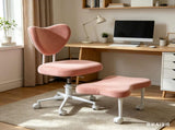 Meditation chair, an ergonomic cross-legged seating chair with lumbar support and a W3248P456664