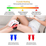 Knee Massager - Air Bag Multi-Frequency Vibration & Heating Function, HD Screen Control, 58323688