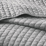 3 Piece Quilt Set Grey King/Cal King B035129039