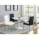 White 40-inch Dining Table B062P153723