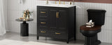 36 inch Bathroom Vanity with Sink, One Cabinet with Soft-closing Doors, 4 Soft-Closing Drawers, N759P292552B