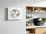 6 Inch Through-Wall Exhaust Fan, 110 CFM AC Motor, Quiet Ventilation with Easy Installation, for 11163797