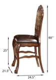 Beige and Cherry Oak Counter Height Chairs B062P189111